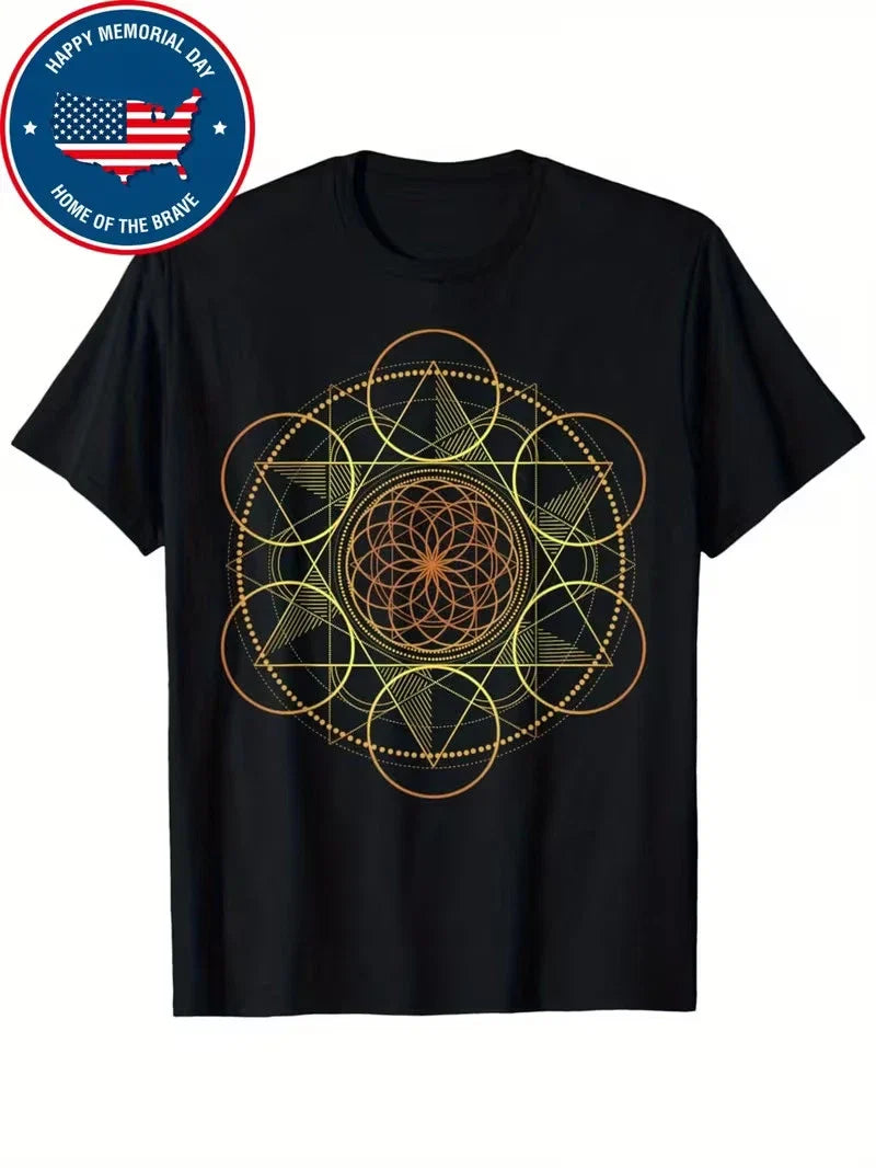 Men's Prana Art Yoga Mandala Sacred Geometry - Adult & Kids T-Shirts, Sweatshirts & Hoodies apparel design preview 1
