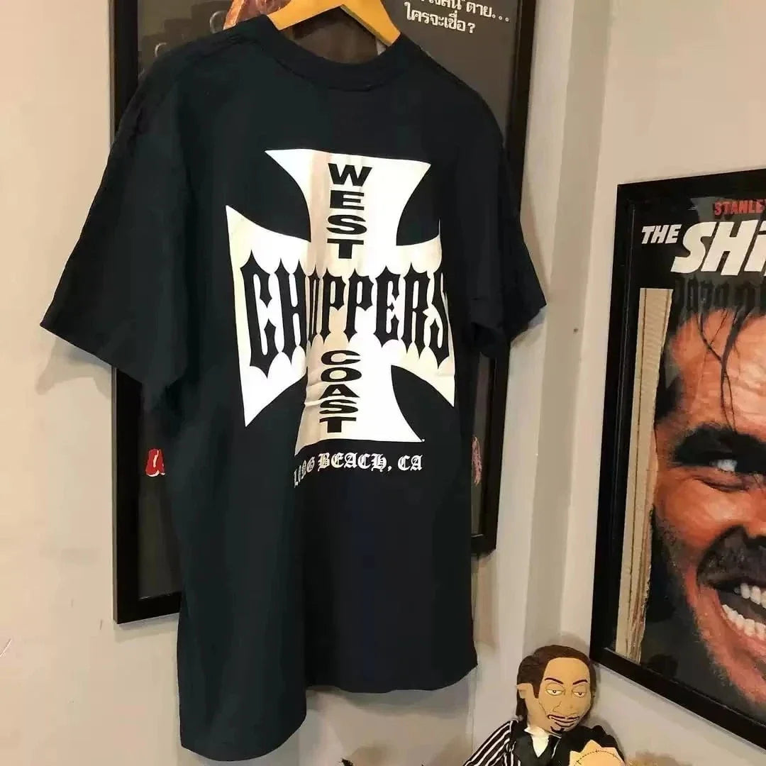 West Coast Choppers Mens Womens Cotton Short Sleeve - Adult & Kids T-Shirts, Sweatshirts & Hoodies apparel design preview 1