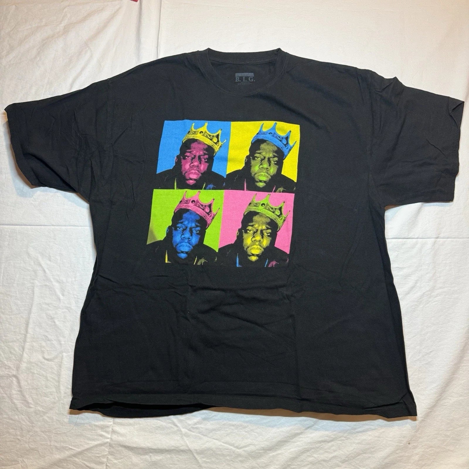 The Notorious B.I.G. Men's Graphic Pop Art Black - Adult & Kids T-Shirts, Sweatshirts & Hoodies apparel design preview 1
