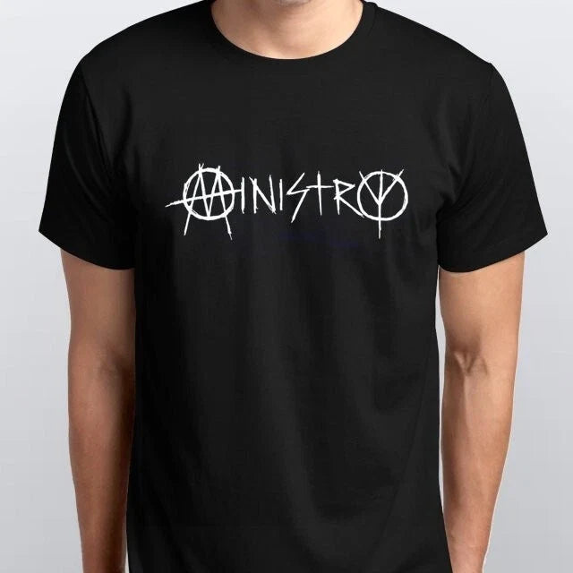 MINISTRY All sizes S M L XL XXL colours Black, White - Adult & Kids T-Shirts, Sweatshirts & Hoodies apparel design preview 1