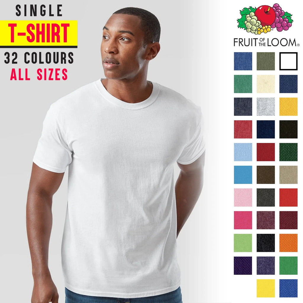 Men's Classic Fruit Of The Loom Plain Cotton All - Adult & Kids T-Shirts, Sweatshirts & Hoodies apparel design preview 1