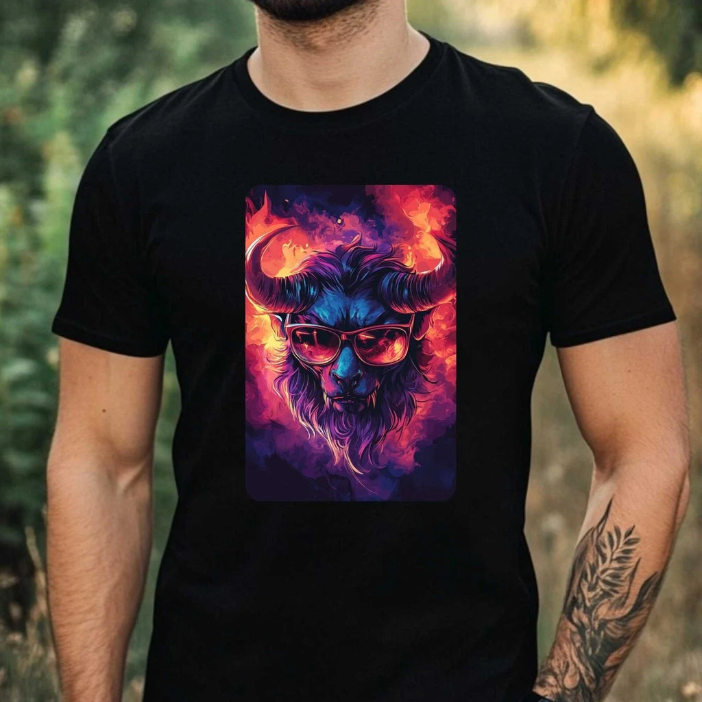 Mens Demon Sunglasses Print Cotton Size XS to 5XL - Adult & Kids T-Shirts, Sweatshirts & Hoodies apparel design preview 1