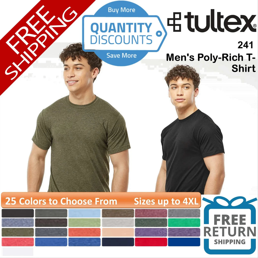 Tultex Men Poly-rich ringspun Short Sleeve Top Up To - Adult & Kids T-Shirts, Sweatshirts & Hoodies apparel design preview 1