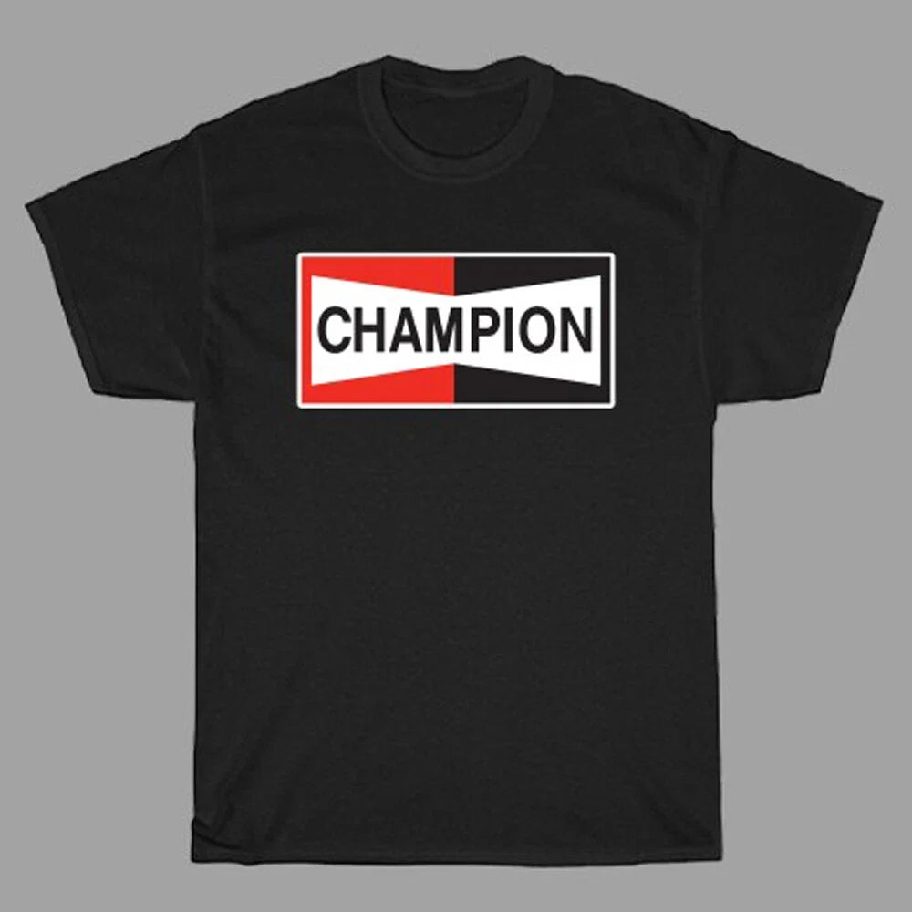 Champion Spark Plug Automotive Men's Black Size S to - Adult & Kids T-Shirts, Sweatshirts & Hoodies apparel design preview 1