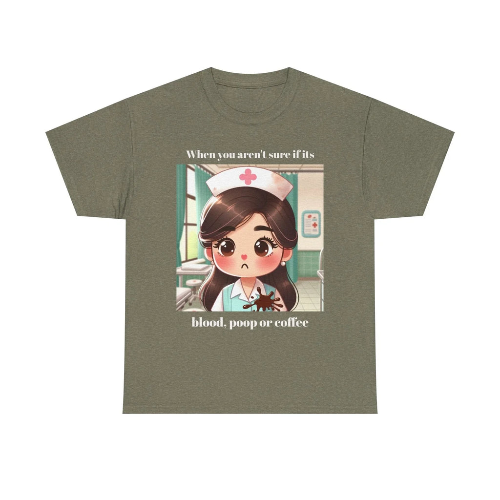 Nurse Blood, Poop or Coffee Funny Healthcare nursing - Adult & Kids T-Shirts, Sweatshirts & Hoodies apparel design preview 1