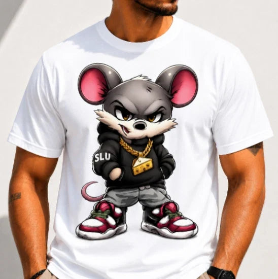 Street Mouse Hip Hop Streetwear Graphic Urban Cartoon - Adult & Kids T-Shirts, Sweatshirts & Hoodies apparel design preview 1