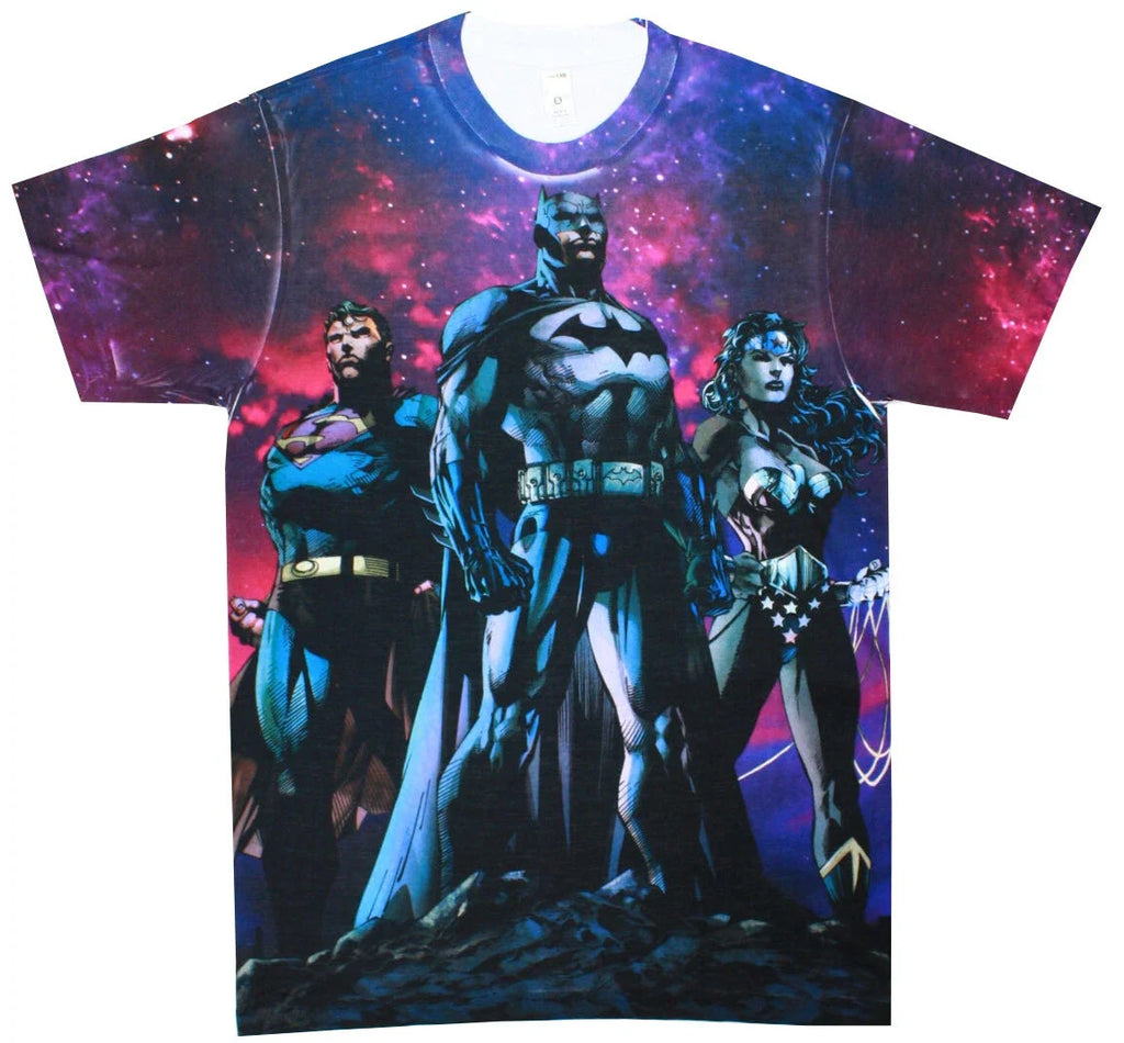 Justice League Men's Sublimated - Adult & Kids T-Shirts, Sweatshirts & Hoodies apparel design preview 1