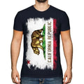 California Flag State Grunge Mens - Adult & Kids T-Shirts, Sweatshirts & Hoodies apparel design preview 1