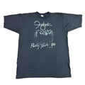 Vintage 80s Foghat Party Tour 86 Faded Black English - Adult & Kids T-Shirts, Sweatshirts & Hoodies apparel design preview 1