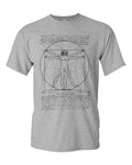 Vitruvian Man Da Vinci Men's 938 - Adult & Kids T-Shirts, Sweatshirts & Hoodies apparel design preview 1