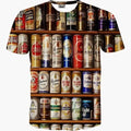 Women's Men's Beer Can 3D Print V445 - Adult & Kids T-Shirts, Sweatshirts & Hoodies apparel design preview 1