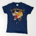 Ed Hardy Tiger Graphic Mens Medium Blue Front Back - Adult & Kids T-Shirts, Sweatshirts & Hoodies apparel design preview 1
