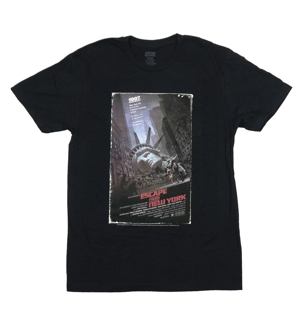Escape From New York Mens T-Short -Classic Movie - Adult & Kids T-Shirts, Sweatshirts & Hoodies apparel design preview 1