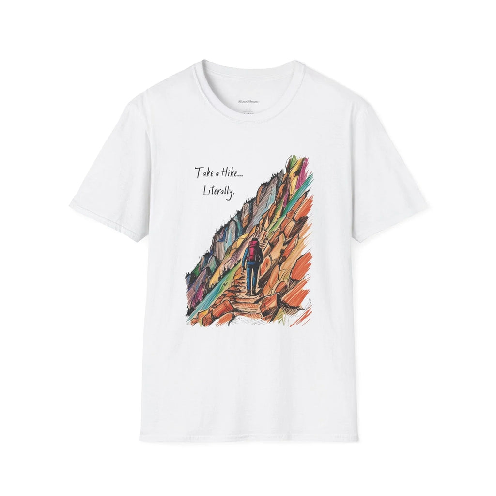 Hiking Take a Hike Literally, Funny Sarcastic Outdoor - Adult & Kids T-Shirts, Sweatshirts & Hoodies apparel design preview 1