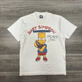 Vintage Bart Simpson Mens Large White Underachiever - Adult & Kids T-Shirts, Sweatshirts & Hoodies apparel design preview 1