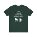 Pitbull Coffee Lover I Like Pitbulls and Maybe 3 - Adult & Kids T-Shirts, Sweatshirts & Hoodies apparel design preview 1