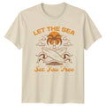 Let The Sea Set You Free Surfing Beach Lifestyle - Adult & Kids T-Shirts, Sweatshirts & Hoodies apparel design preview 1