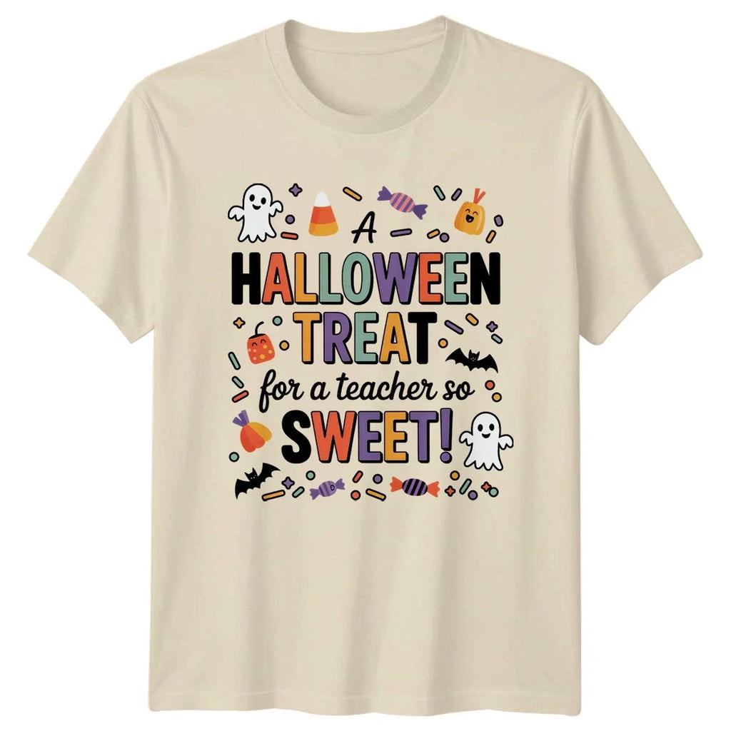 Halloween Treat For A Teacher Cute Gift Him And Her - Adult & Kids T-Shirts, Sweatshirts & Hoodies apparel design preview 1