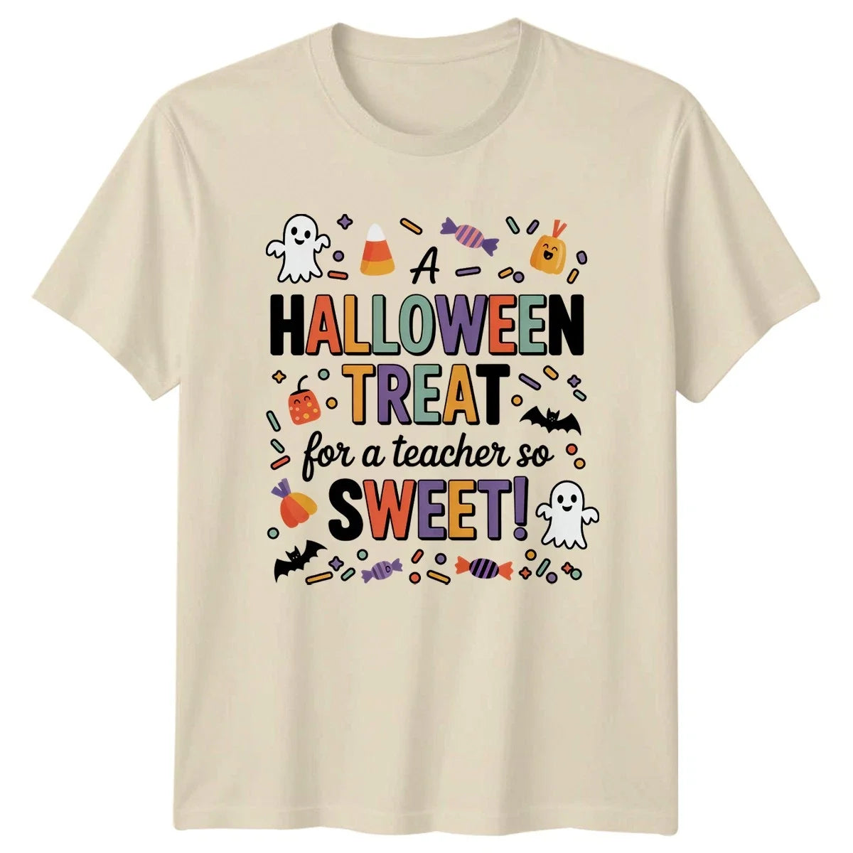 Halloween Treat For A Teacher Cute Gift Him And Her - Adult & Kids T-Shirts, Sweatshirts & Hoodies apparel design preview 1