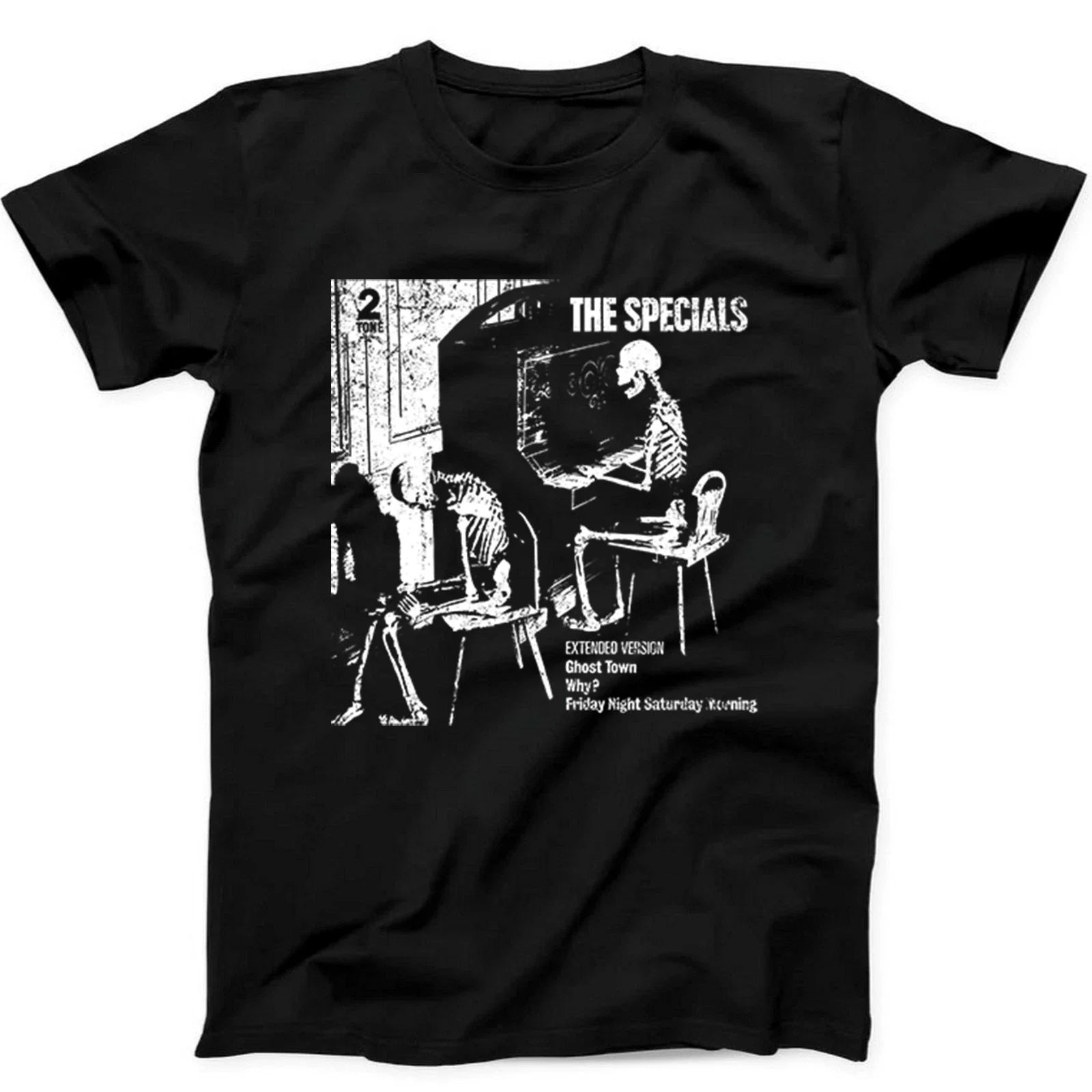 The Specials Ghost Town 2 Tone Ska Music 523 - Adult & Kids T-Shirts, Sweatshirts & Hoodies apparel design preview 1