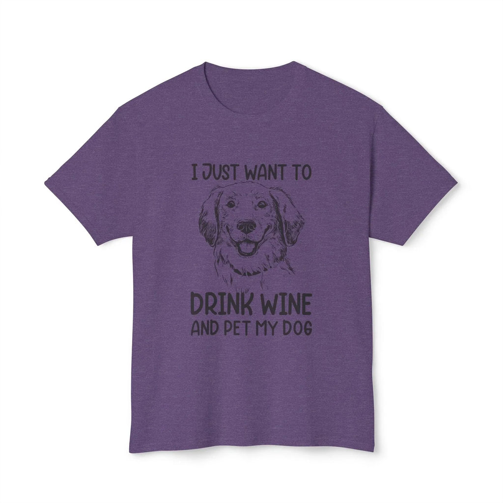 Wine and Dog Lover - Adult & Kids T-Shirts, Sweatshirts & Hoodies apparel design preview 1