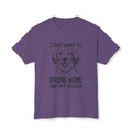 Wine and Dog Lover - Adult & Kids T-Shirts, Sweatshirts & Hoodies apparel design preview 1