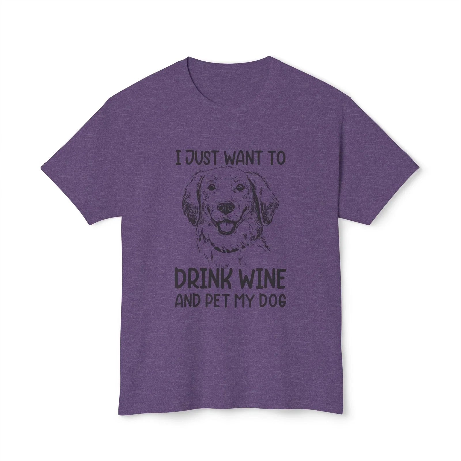 Wine and Dog Lover - Adult & Kids T-Shirts, Sweatshirts & Hoodies apparel design preview 1
