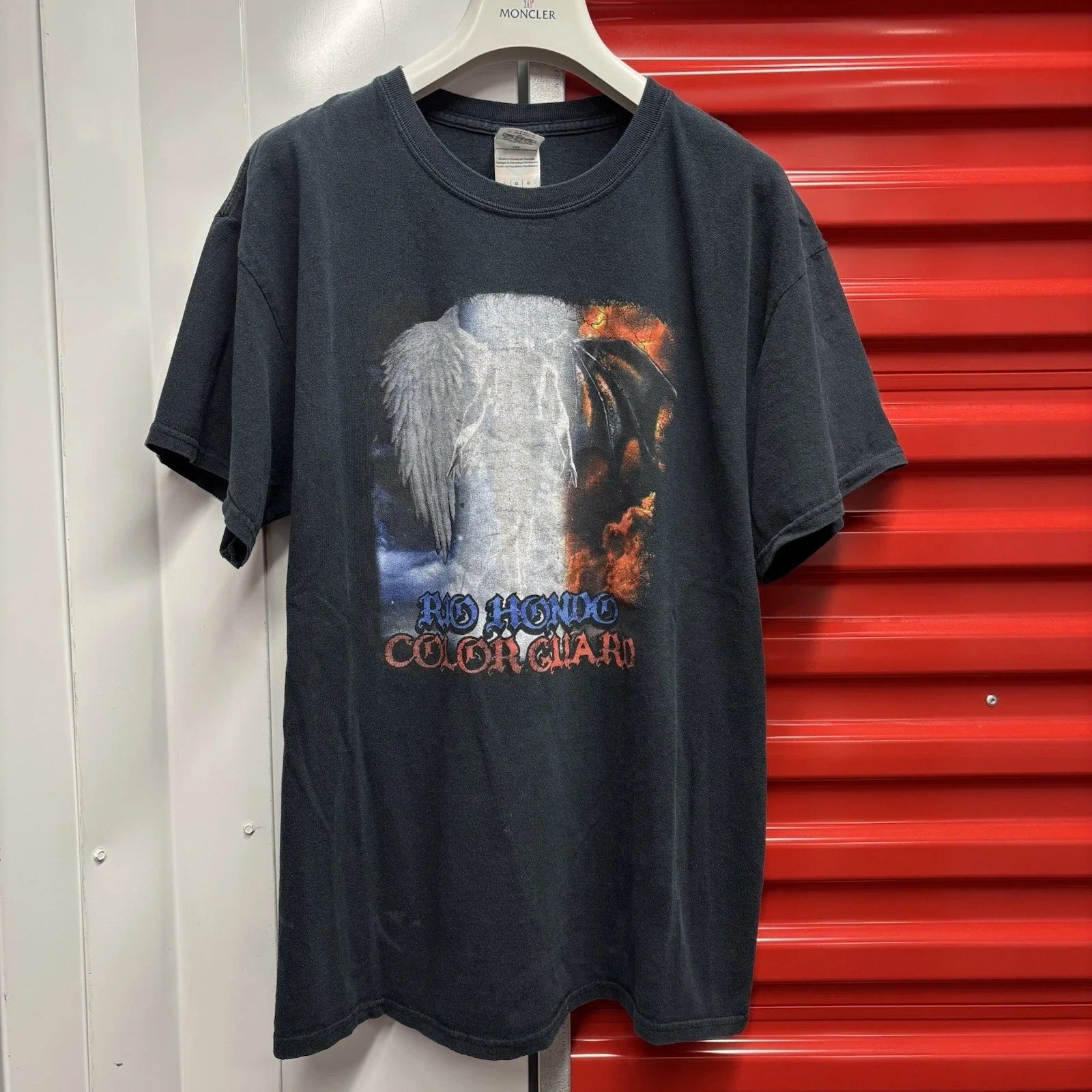 Vtg Y2K Evil Vs Angel 90s Style Mens Large Graphic - Adult & Kids T-Shirts, Sweatshirts & Hoodies apparel design preview 1