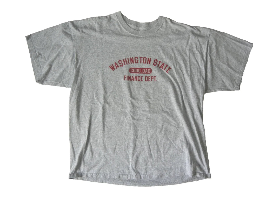 WASHINGTON STATE WSU COUGARS College DAD FINANCE DEPT - Adult & Kids T-Shirts, Sweatshirts & Hoodies apparel design preview 1