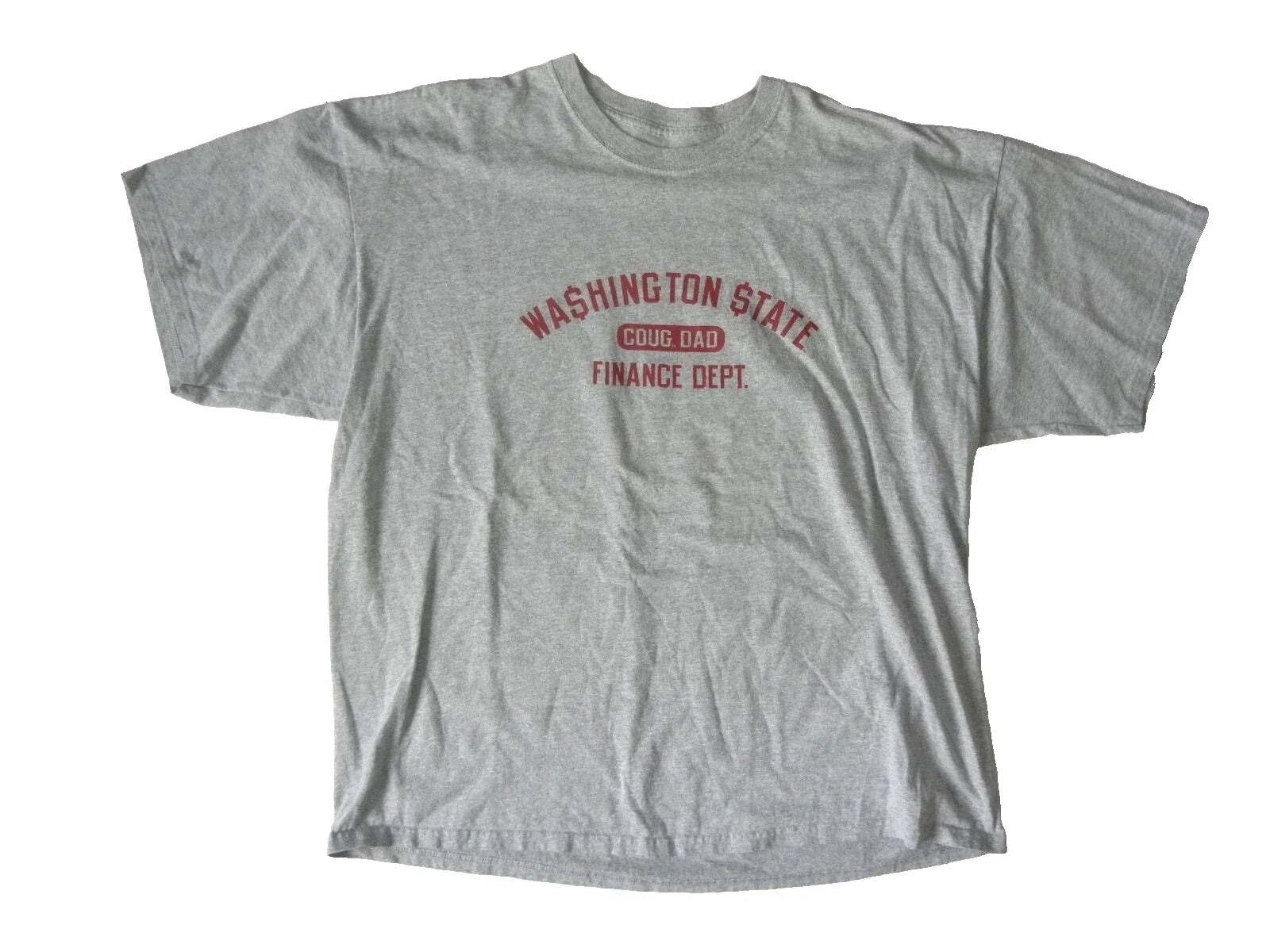 WASHINGTON STATE WSU COUGARS College DAD FINANCE DEPT - Adult & Kids T-Shirts, Sweatshirts & Hoodies apparel design preview 1