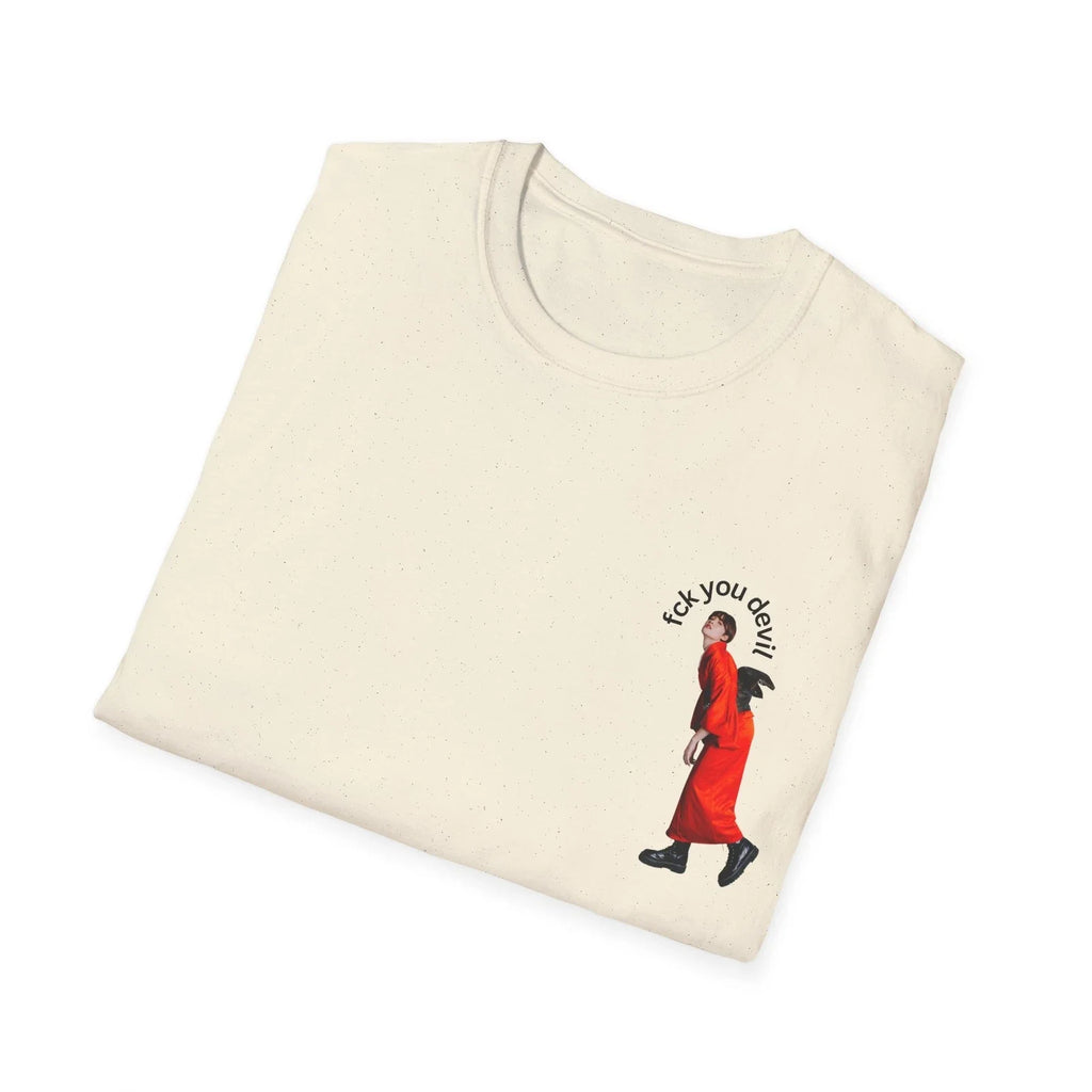 Fck you devil skateboarding punk red retro 90s - Adult & Kids T-Shirts, Sweatshirts & Hoodies apparel design preview 1