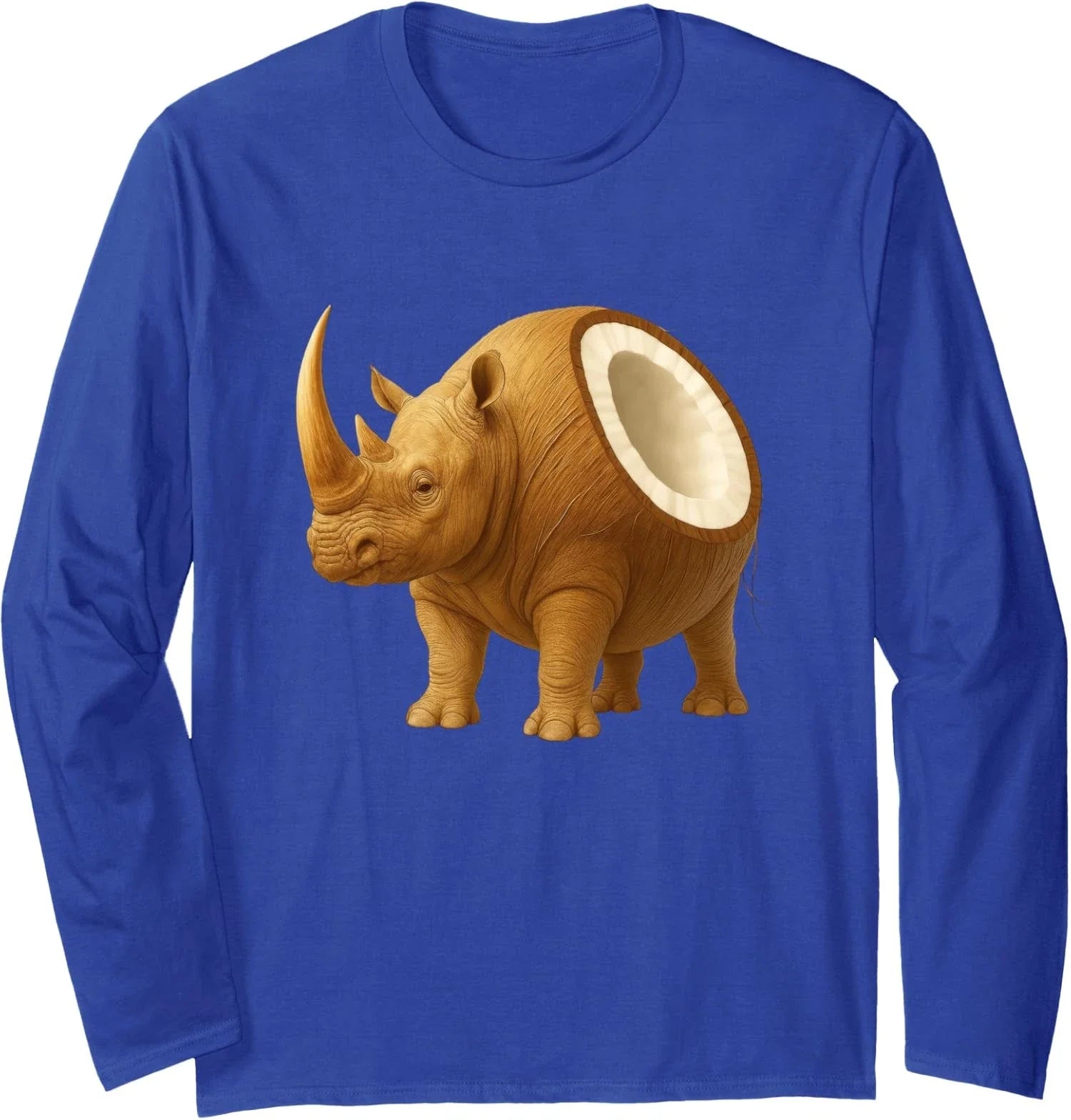Italian Brainrot Funny Coconuto Rhino - Adult & Kids T-Shirts, Sweatshirts & Hoodies apparel design preview 1