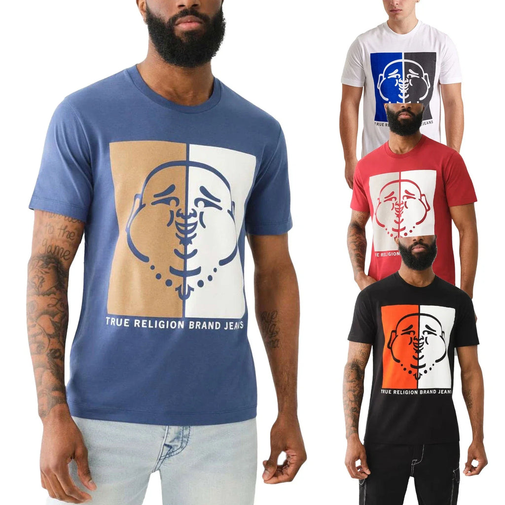 True Religion 108323 Mens Graphic Logo Crew Neck Half - Adult & Kids T-Shirts, Sweatshirts & Hoodies apparel design preview 1