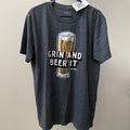 Grin And Beer It Colorado Men's Size Large - Adult & Kids T-Shirts, Sweatshirts & Hoodies apparel design preview 1