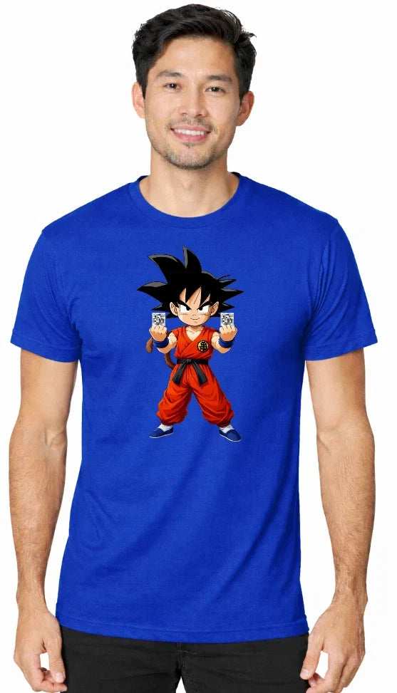 Dragonballz Goku (middle finger) - Adult & Kids T-Shirts, Sweatshirts & Hoodies apparel design preview 1