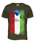EQUATORIAL GUINEA GRUNGE FLAG MENS ECUATORIAL - Adult & Kids T-Shirts, Sweatshirts & Hoodies apparel design preview 1