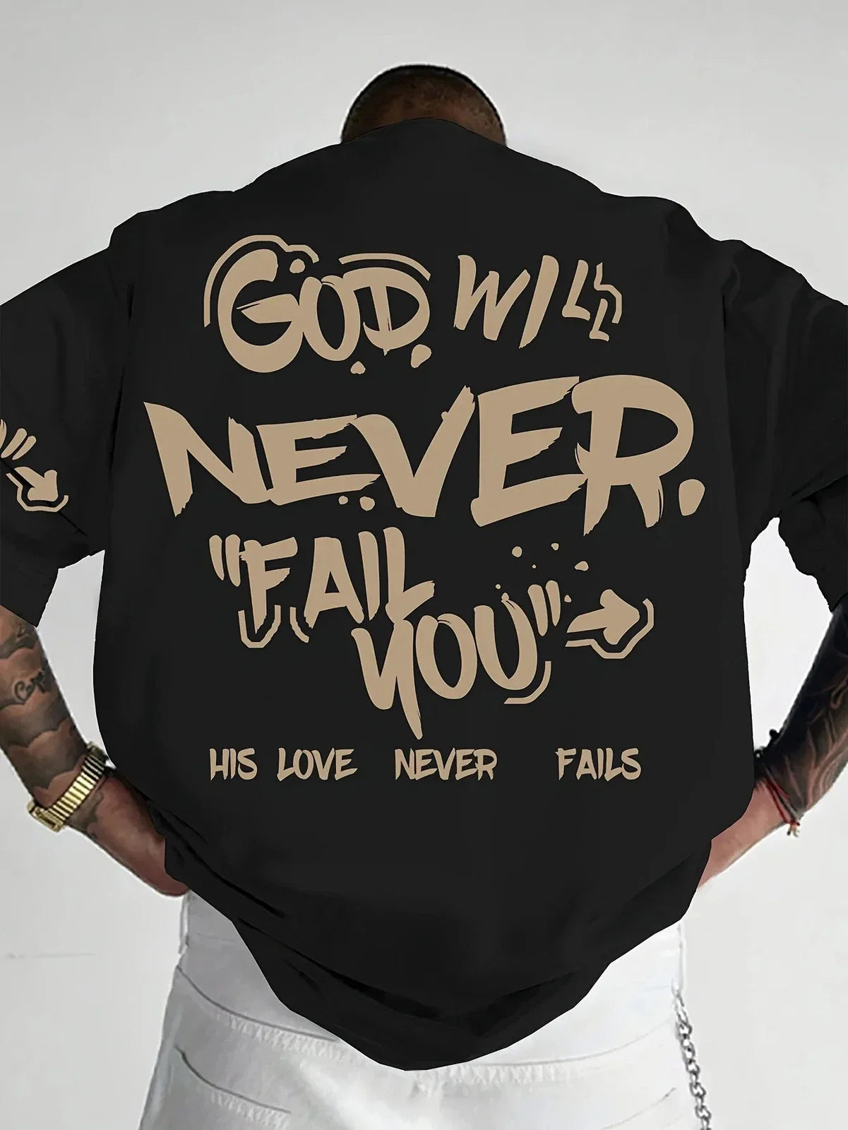 New Men's Street Style Letter Print Oversized Bold - Adult & Kids T-Shirts, Sweatshirts & Hoodies apparel design preview 1
