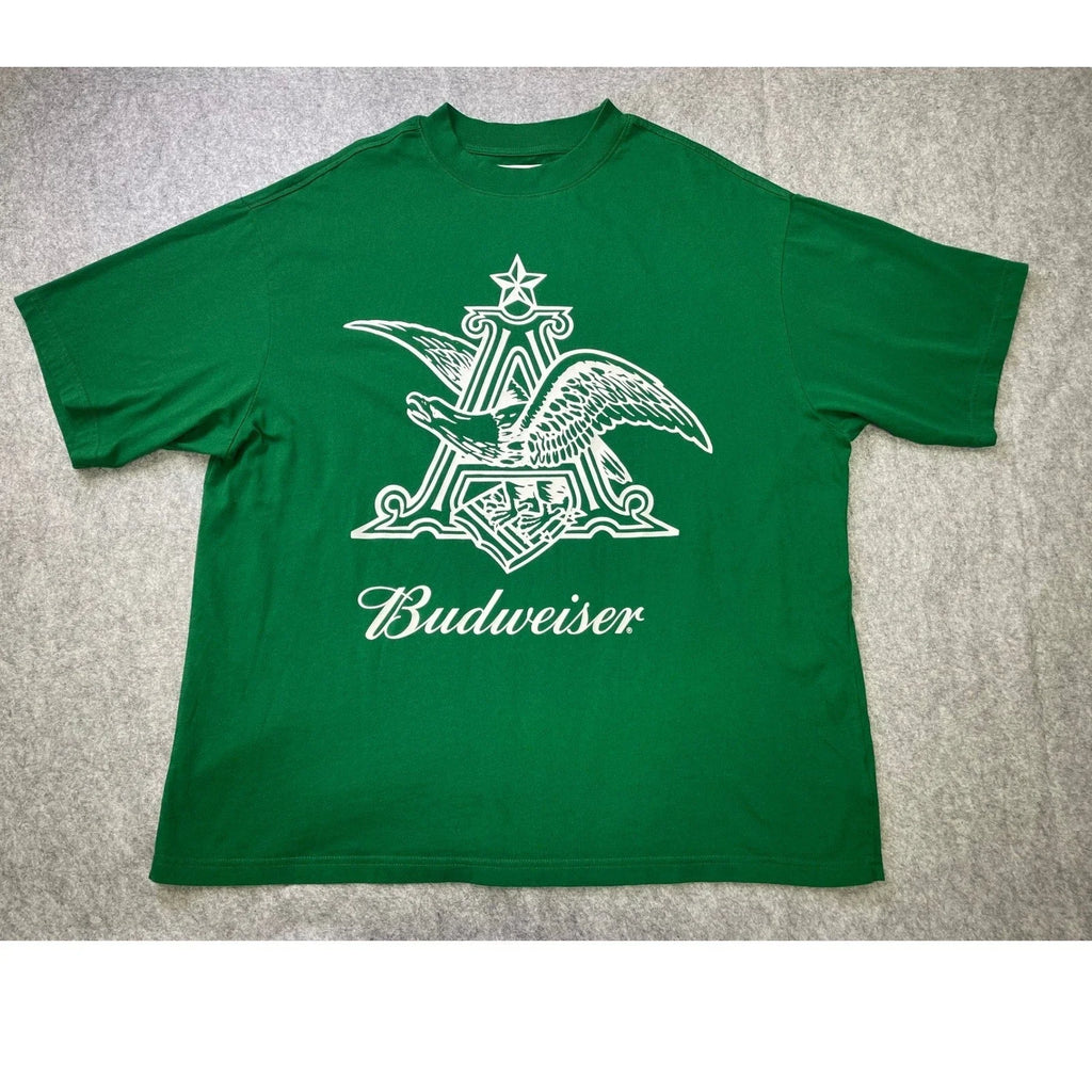 PacSun Budweiser Eagle Logo Graphic Green Mens XL - Adult & Kids T-Shirts, Sweatshirts & Hoodies apparel design preview 1