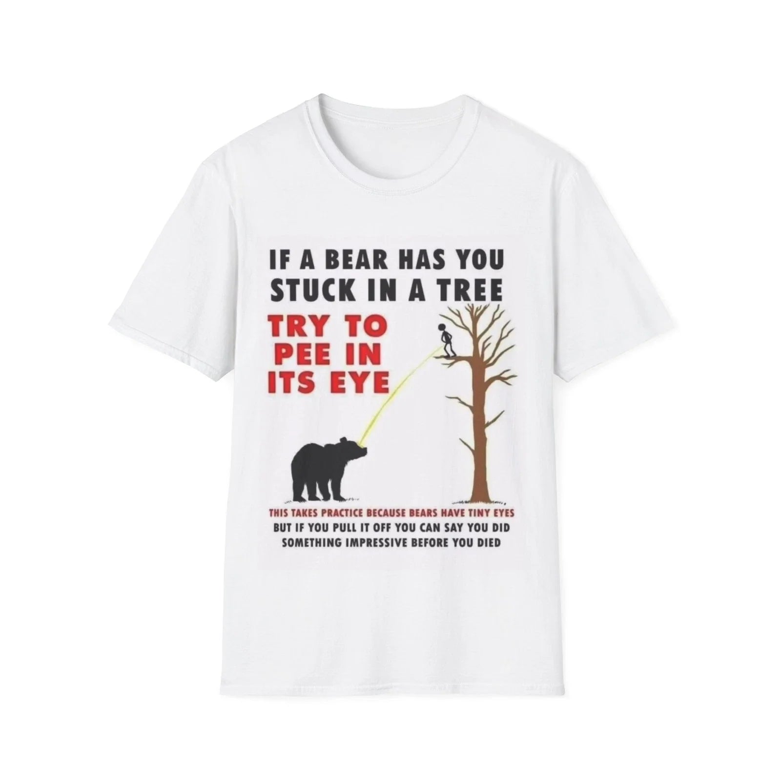 Piss on a bear meme - Adult & Kids T-Shirts, Sweatshirts & Hoodies apparel design preview 1