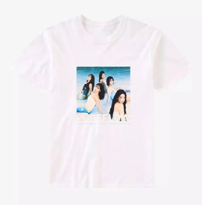 LE SSERAFIM PUREFLOW Group Two Sided Size S-5XL - Adult & Kids T-Shirts, Sweatshirts & Hoodies apparel design preview 1