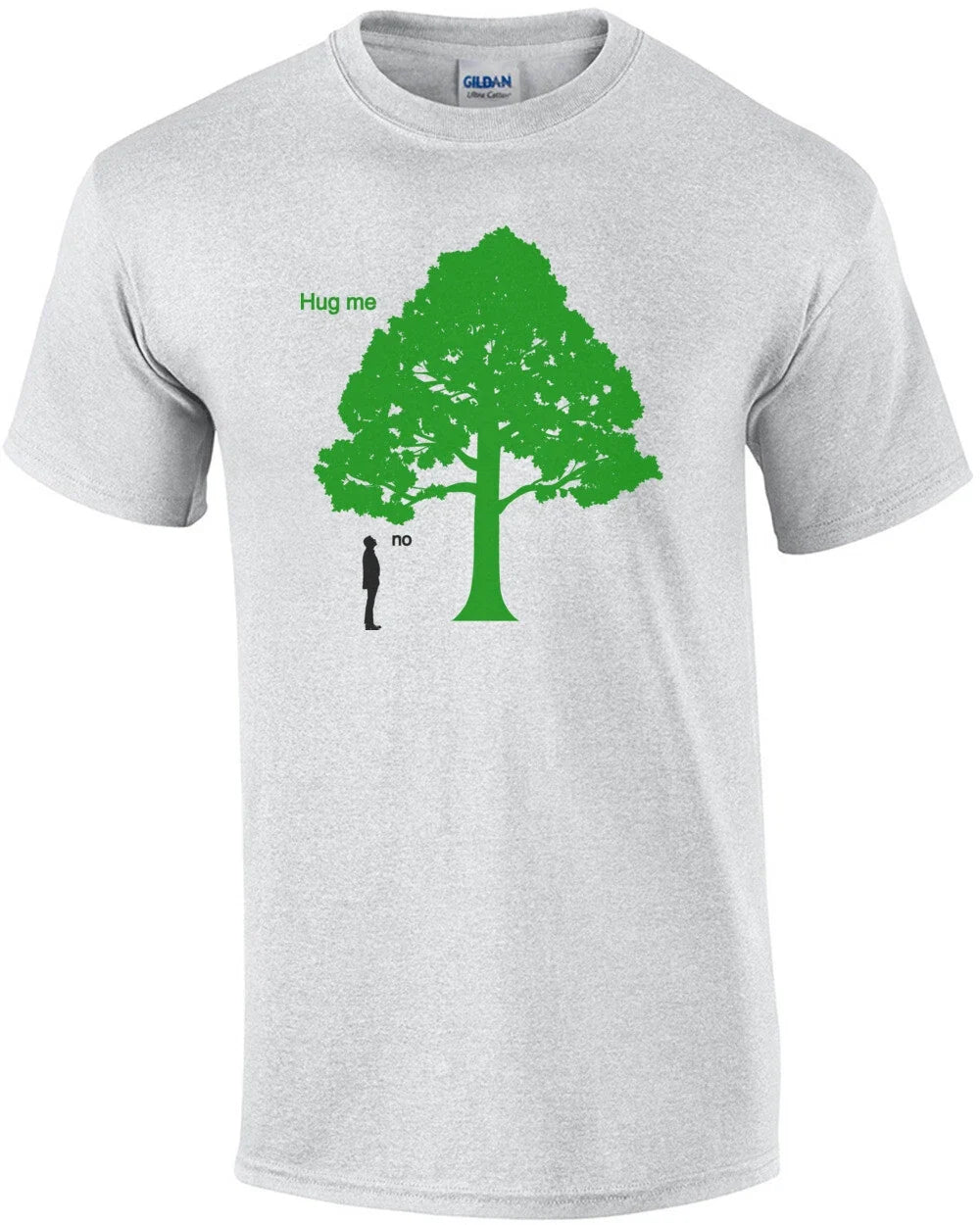 Hug me No. Anti environmentalist - Adult & Kids T-Shirts, Sweatshirts & Hoodies apparel design preview 1