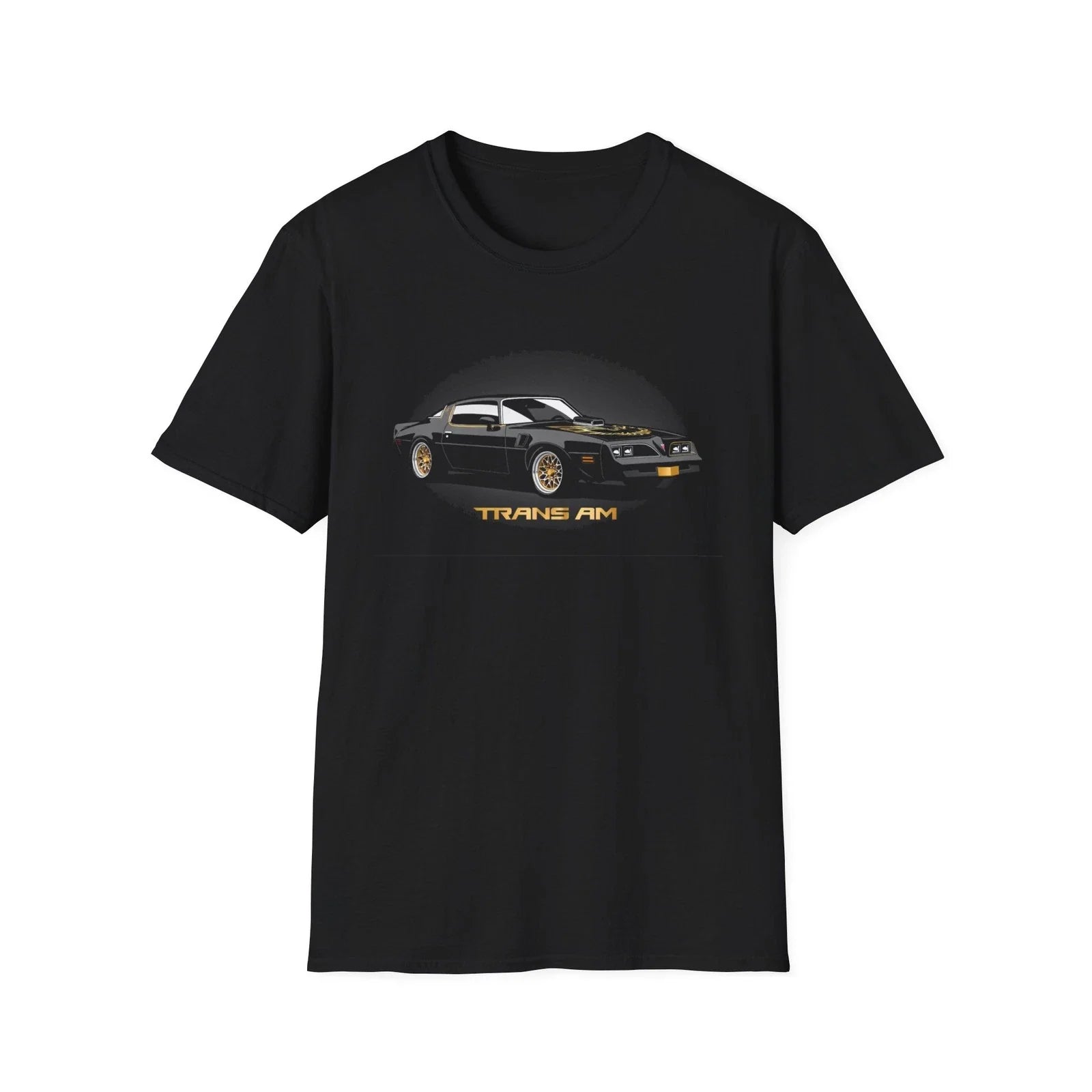 1979 Trans Am Black Gold Muscle Car Graphic Vintage - Adult & Kids T-Shirts, Sweatshirts & Hoodies apparel design preview 1
