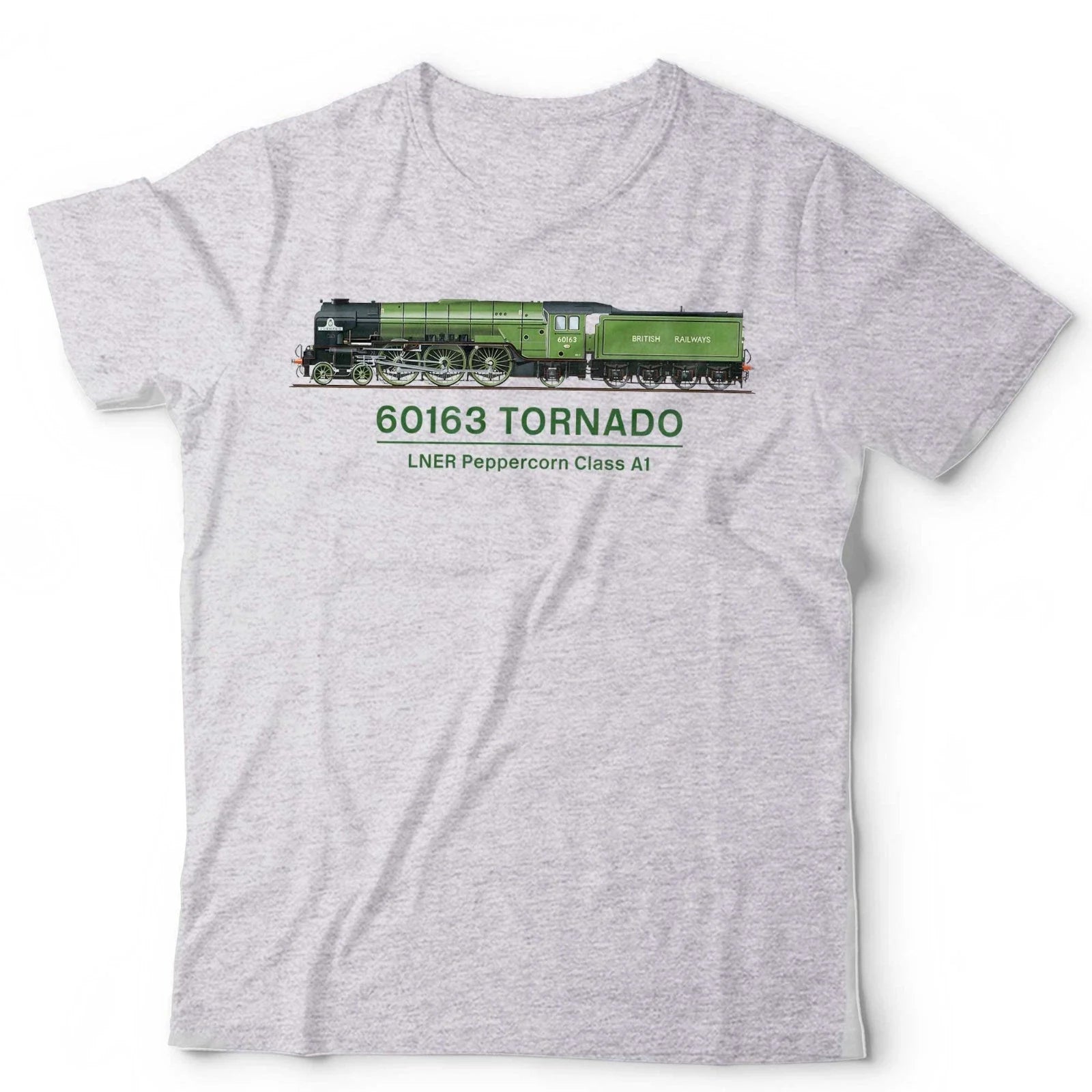 Train Tornado Peppercorn A1 Steam Locomotive Railway - Adult & Kids T-Shirts, Sweatshirts & Hoodies apparel design preview 1