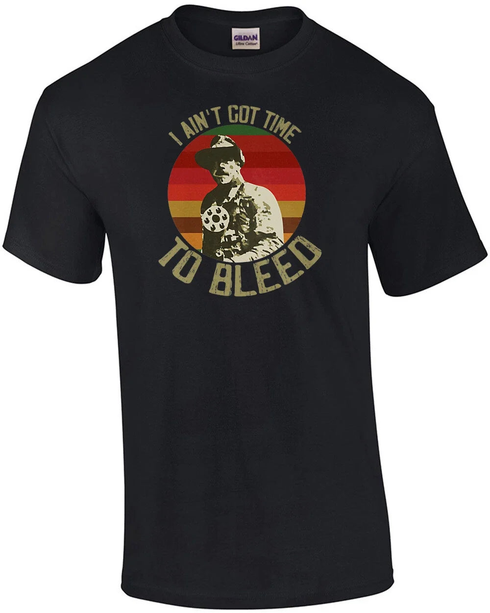 I ain't got time to bleed Blain Jesse Ventura - Adult & Kids T-Shirts, Sweatshirts & Hoodies apparel design preview 1