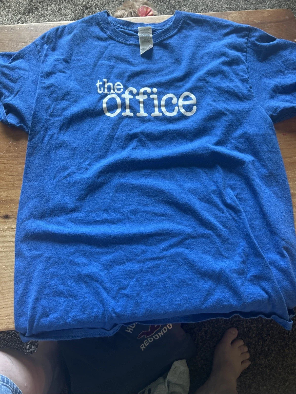 Men's Medium Short Sleeve Blue: The Office Printed On - Adult & Kids T-Shirts, Sweatshirts & Hoodies apparel design preview 1