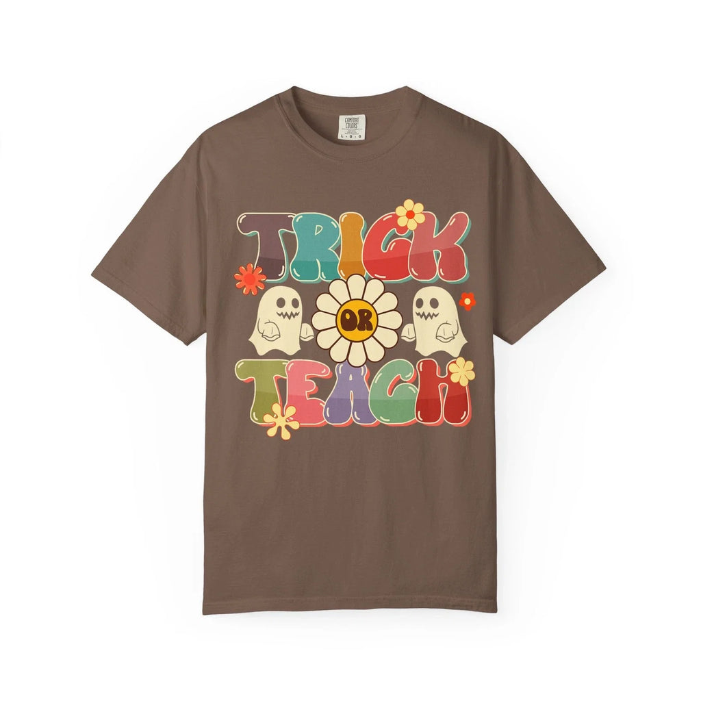 Retro Halloween Teacher Fall Fashion, Party Gift - Adult & Kids T-Shirts, Sweatshirts & Hoodies apparel design preview 1