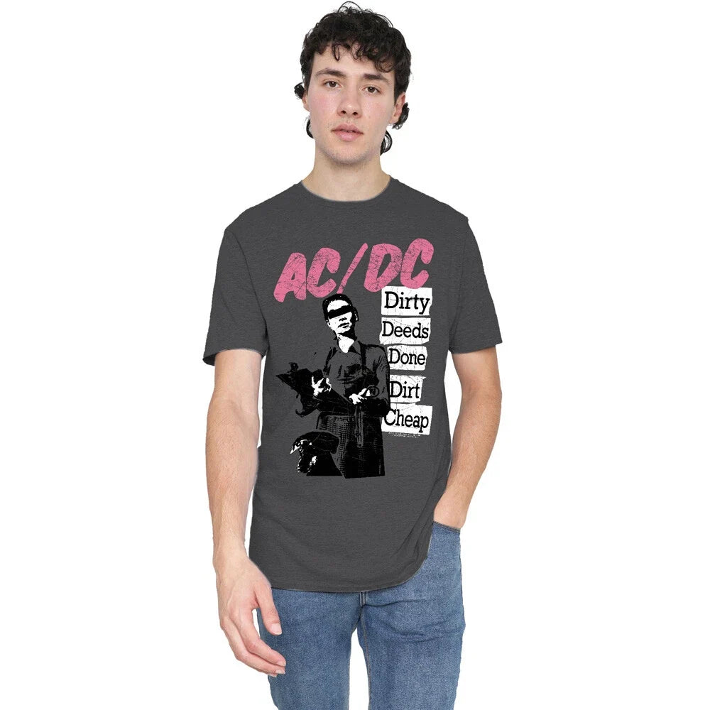 AC/DC Dirty Deeds S-2XL-Charcoal - Adult & Kids T-Shirts, Sweatshirts & Hoodies apparel design preview 1