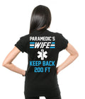 Paramedic Wife Keep Back Funny Gift For - Adult & Kids T-Shirts, Sweatshirts & Hoodies apparel design preview 1
