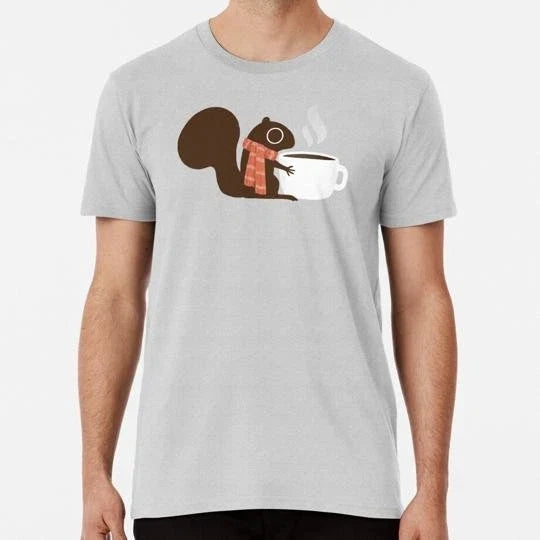 Squirrel Coffee Holiday Size S to 5XL Made in the USA - Adult & Kids T-Shirts, Sweatshirts & Hoodies apparel design preview 1