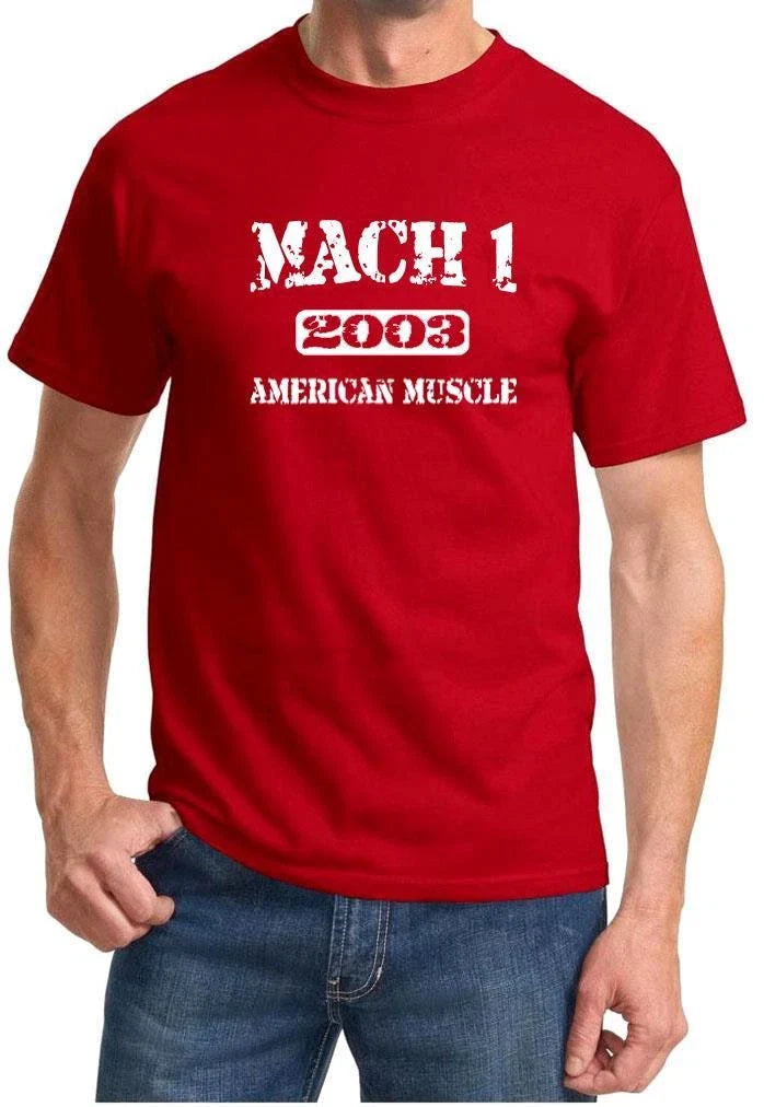 2003 Ford Mustang Mach 1 American Muscle Car Classic - Adult & Kids T-Shirts, Sweatshirts & Hoodies apparel design preview 1
